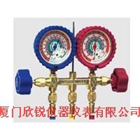 豪華黃銅雙閥壓力表450-C