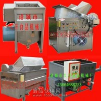 大中小型號的油炸機▲油水混合油炸鍋▼油炸生產(chǎn)線