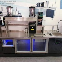 成都奶茶店設(shè)備不銹鋼奶茶操作臺歡迎咨詢