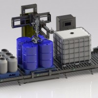 噸桶IBC桶200升桶通用液體灌裝機(jī)
