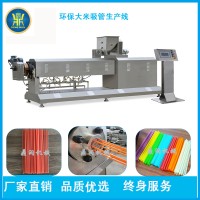 雙螺桿大米吸管擠壓膨化機(jī)