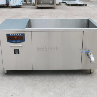 運(yùn)城食品廠大型電炸爐 德茹供應(yīng)300斤豆泡油炸鍋