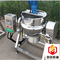 羊肉湯煮鍋?zhàn)詣?dòng)控溫帶保溫層電磁加熱夾層鍋