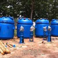 二手3噸3立方搪瓷反應釜反應罐