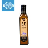 福來康泰物理冷榨亞麻籽油胡麻油亞麻仁寶寶可食用油250ml