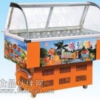 供應(yīng)冰粥展示柜機(jī)，十四盒冰粥機(jī)，自動(dòng)刨冰機(jī)，冰粥原料