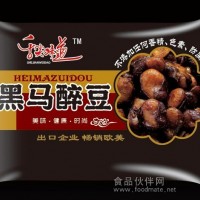 炒貨堅(jiān)果休閑食品舌尖味道_黑馬醉豆