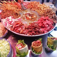 網(wǎng)紅小吃袋袋饃做法配方,燃?xì)饪诖x鍋,布袋饃夾菜炒鍋