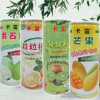 卡笛番石榴 獼猴桃 粒粒橙 果汁飲料易拉罐禮品家庭裝