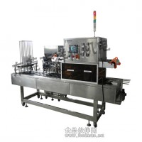 供應(yīng)全自動(dòng)三杯直列龜苓膏杯盒灌裝封口機(jī)