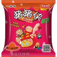 供應(yīng)豬豬俠干吃面 蜜汁番茄味方便面