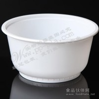 特價(jià)一次性M700ml白色塑料圓碗防燙湯面粥碗 打包外賣碗600只餐盒