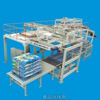 高位全自動(dòng)碼垛機(jī)可以滿足對(duì)各種包裝袋進(jìn)行全自動(dòng)碼垛作業(yè)