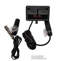 在線PH/EC計(jì) 便攜式雙顯示酸度計(jì)/電導(dǎo)率 工廠水質(zhì)監(jiān)測儀 陸恒直銷
