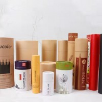 食品紙罐白卡紙化妝品禮品紙盒定制燙金茶葉紙管紙筒包裝定做