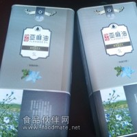5L河北亞麻籽油鐵桶包裝，亞麻籽油包裝鐵罐