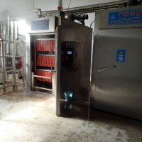 諸城臺(tái)灣烤腸設(shè)備生產(chǎn)廠家，普英烤腸東北紅腸風(fēng)干腸加工設(shè)備工藝