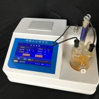 全自動(dòng)滴定庫(kù)侖法溶劑茅臺(tái)微量水分儀  汽油水份儀