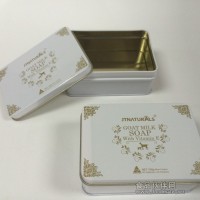 精油皂鐵盒包裝 精品高檔手工皂鐵盒 南娜手工皂鐵罐