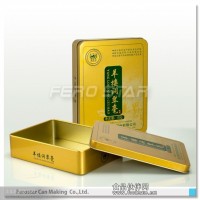 溫碧泉面膜鐵盒包裝、百雀羚面膜包裝鐵罐、滋潤保濕面膜鐵盒