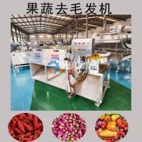 花生清洗去雜機雙層毛輥式花生除雜設(shè)備電動去毛發(fā)機