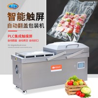 自動翻蓋真空包裝機(jī) 雙室裝袋封口機(jī) 多功能食品包裝機(jī)械