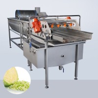 大型洗菜機(jī) 自動(dòng)出料蔬菜清洗機(jī) 渦流洗菜機(jī)廠家 九盈機(jī)械