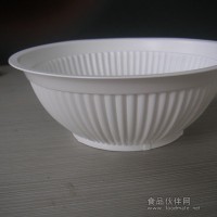 一次性環(huán)保彩印PP500ml扣肉塑料碗