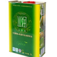 3升土特產鐵罐，4L印花野山茶油鐵罐，婺源土特產鐵罐包裝廠