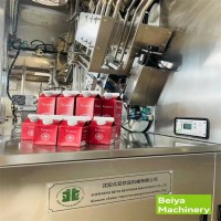 全自動(dòng)屋頂盒灌裝機(jī) 沈陽北亞灌裝機(jī)生產(chǎn)廠家 紅酒灌裝機(jī)