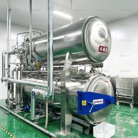 燒雞燒鴨高溫殺菌鍋 真空袋裝食品殺菌釜 全自動(dòng)高壓蒸汽滅菌鍋