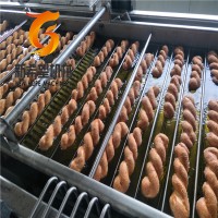 甜甜圈面包油炸機(jī)源頭廠家供應(yīng)面包麻花油炸機(jī)