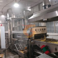 薯?xiàng)l油炸機(jī)源頭生產(chǎn)廠家紅薯?xiàng)l上漿油炸流水線