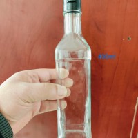 香油瓶半斤一斤400ml方形香油玻璃瓶源頭廠家供應(yīng)